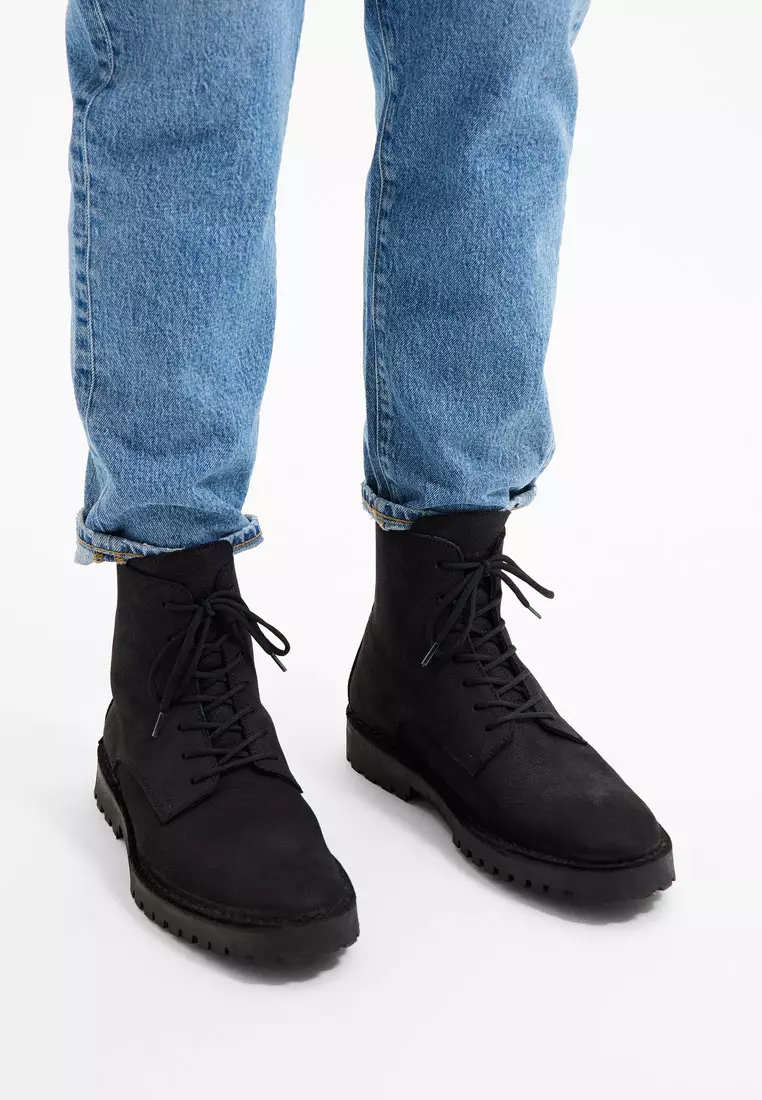 Buy Selected Homme Ricky Nubuck Laceup Boots 2023 Online | ZALORA ...