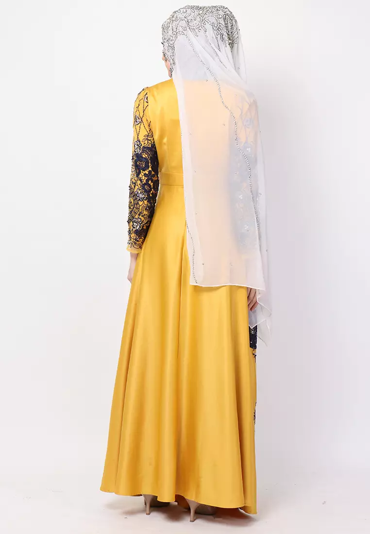 Bibiq Gamis Brokat Satin
