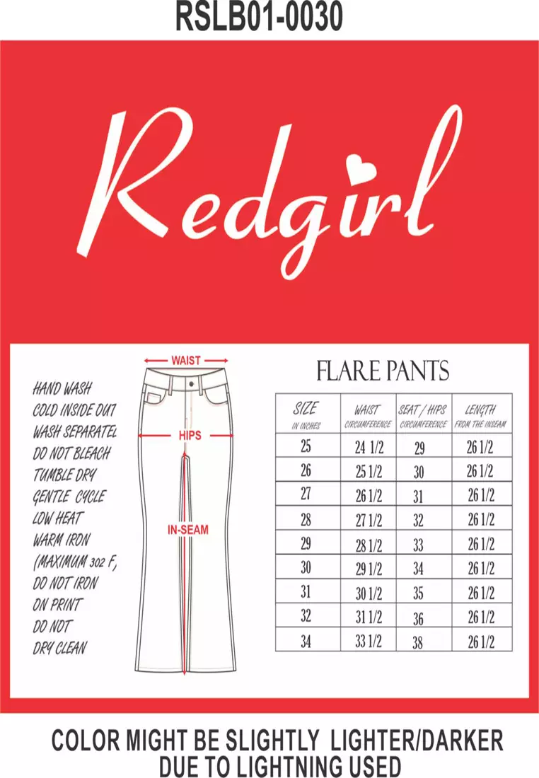 Denim Long Pants Flare Ladies