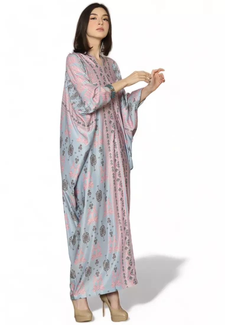 Kanzi Exclusive Long Sleeve Songket Kaftan