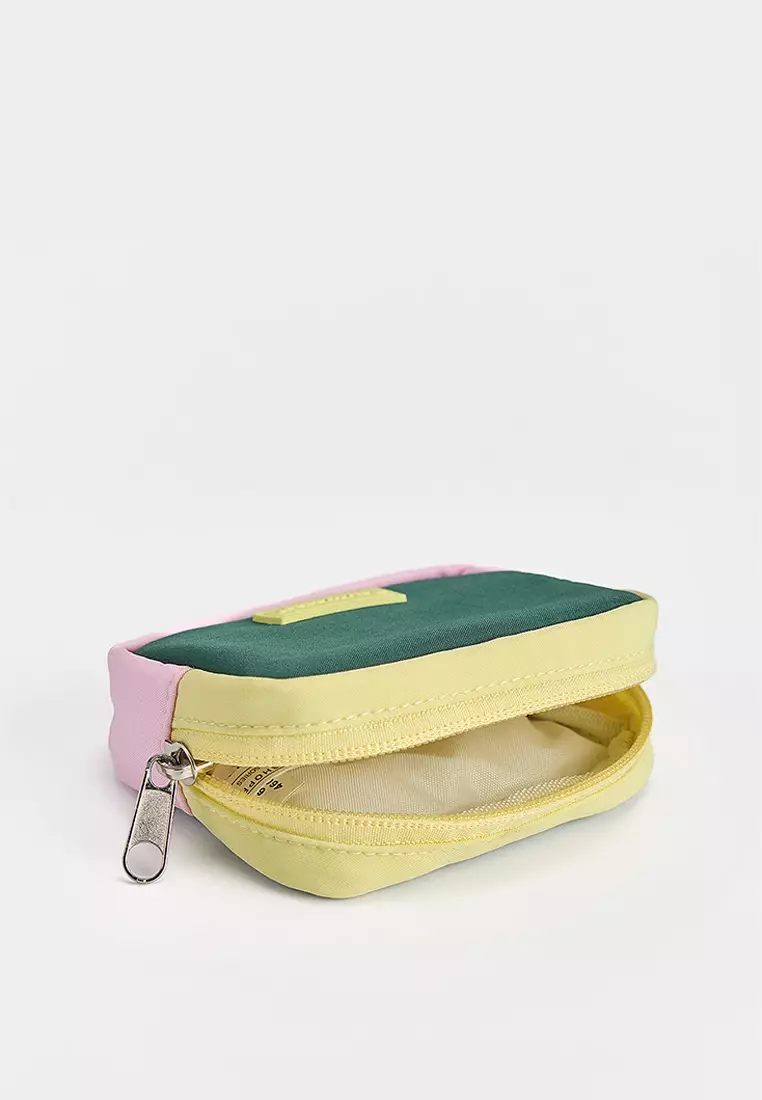Nylon Color Blocking Coin Purse