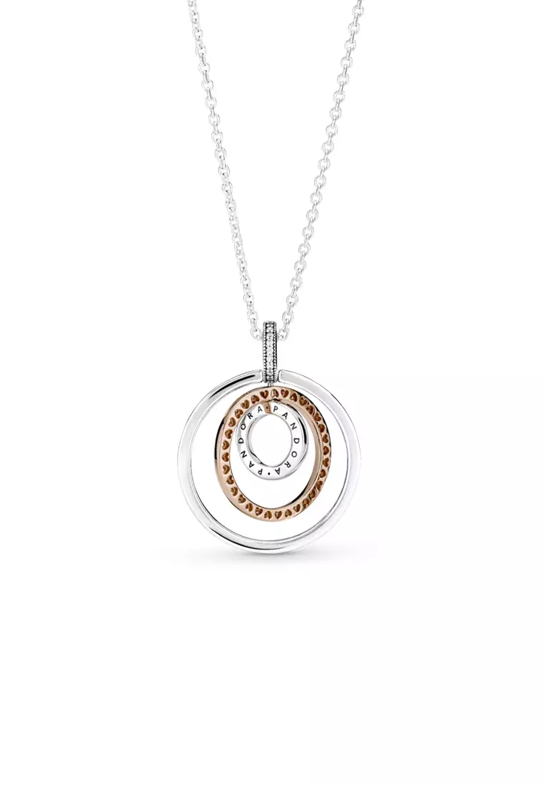 Pandora circle pendant necklace sale