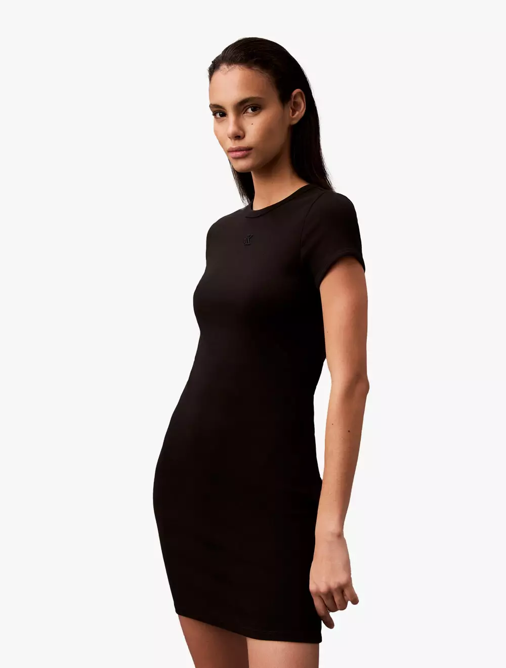 Jual Calvin Klein Calvin Klein Rib Knit Mini Dress Black