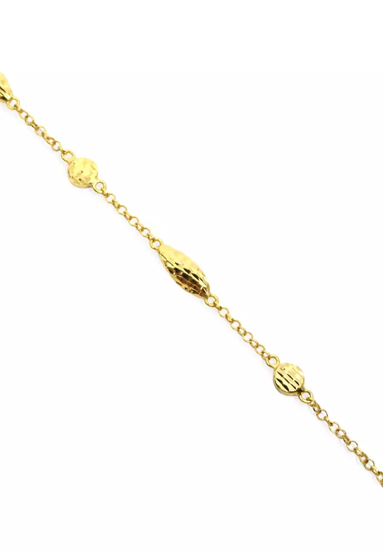 18K Italian Made Yellow Gold Bracelet