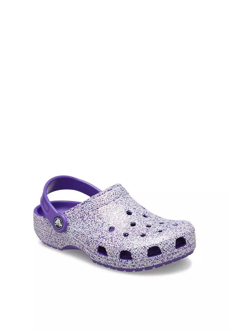 Toddlers Classic Glitter Clogs