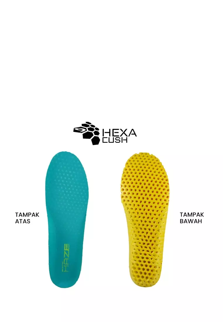 910 Nineten Haze Infiknit 1.0 Sepatu Lari -TEAL/MINT/LIME