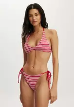 Ella Stripe Rib Red