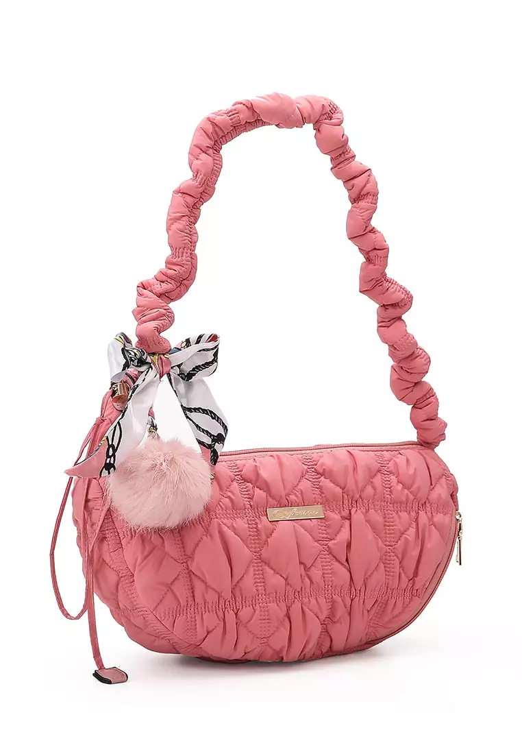 GYKACO KYUMI Pink - Tas Wanita Sling Bag - Fashion Top Handle Bag (Import)