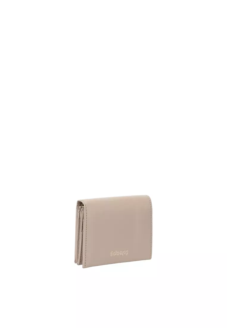 Snap Button Wallet - Peach