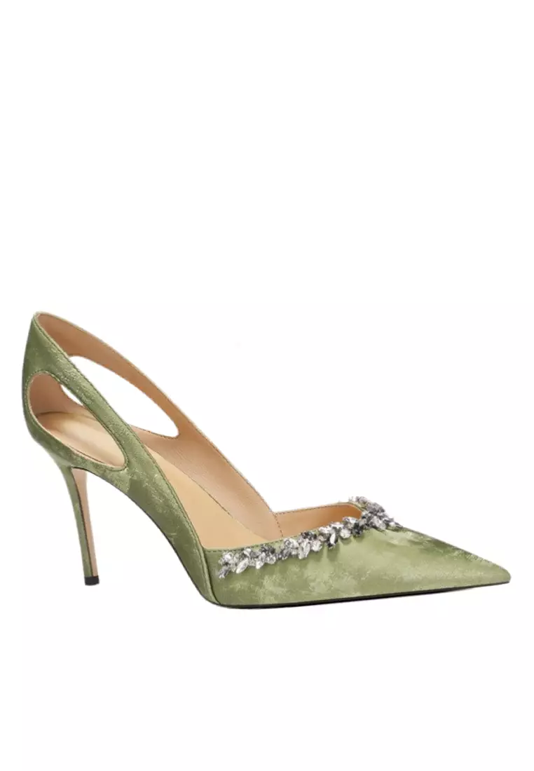 Discount on Twenty Eight Shoes  shoes - SKU: 6CM Hollowed Rhinestone Buckle Pointed Wedding Heels PX708-C61