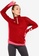 Hummel red Lead Woman Half Zip Sweatshirt 9D8D2AABB2D610GS_1