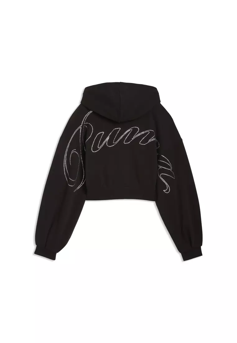 Essentials Graphics Bedazzled Women's Zip-Up Hoodie