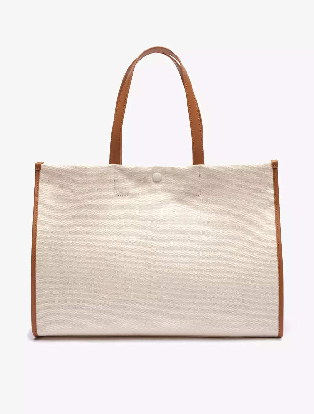 Hertiage Canvas Cotton Tote Bag - Brown