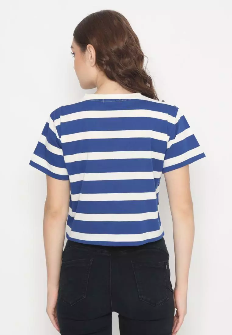 Matsuda Kaos Crop top katun Hollis