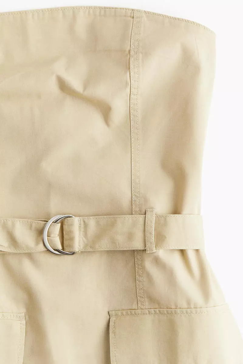 Bandeau utility dress
