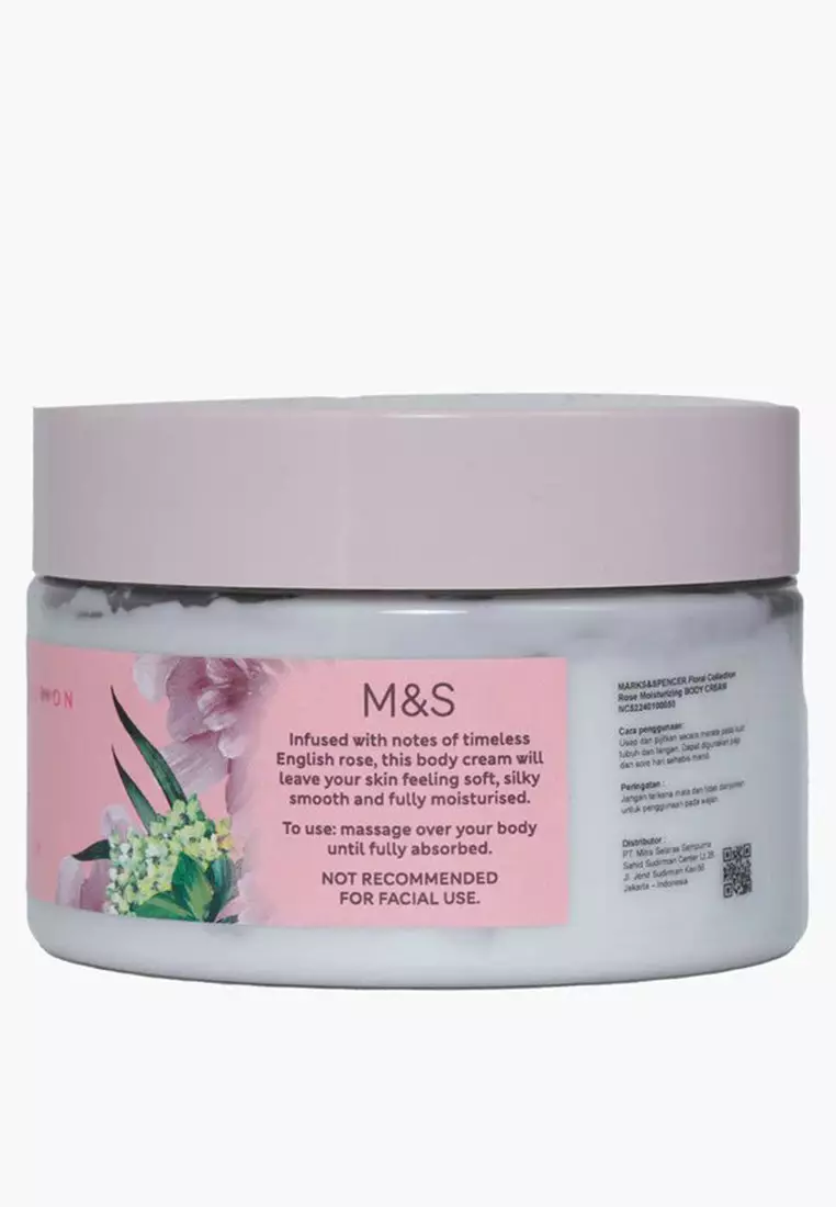 Floral Collection  Rose Body Cream 250ml