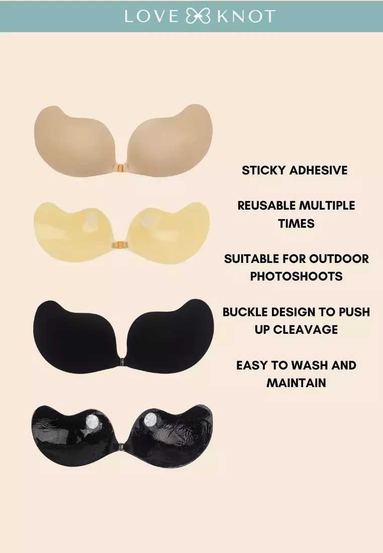 Women Adhesive Silicone Instant Custom Strapless Front Buckle Lift