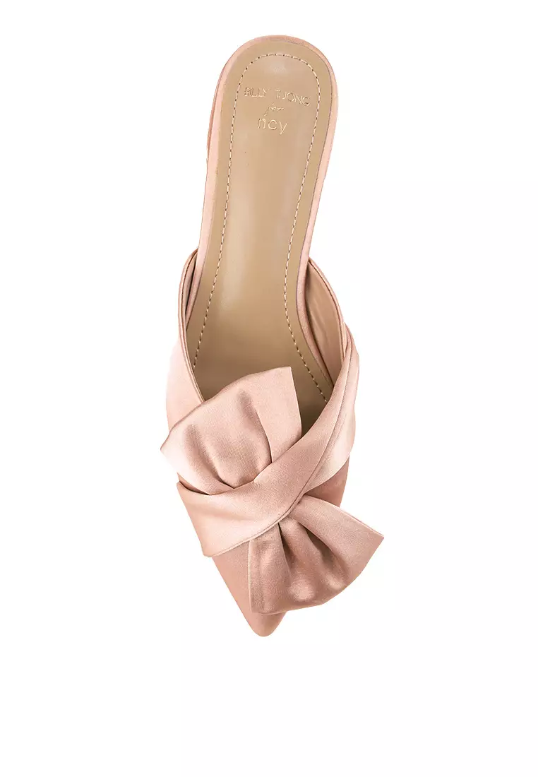 CHARMINE J23103-11 FORMAL SANDAL MULES ROSE GOLD
