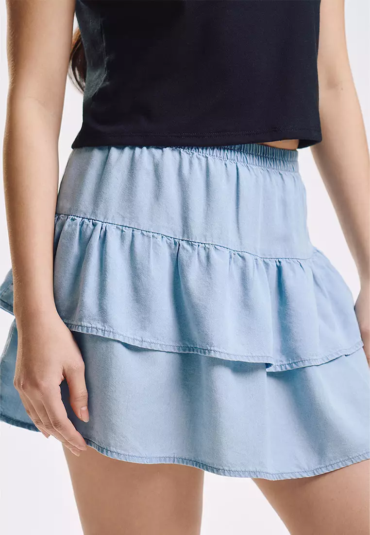 Mini Tiered Skirt