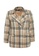 Trendyol brown Plus Size Checkered Jacket 8E28BAA4FE0491GS_6