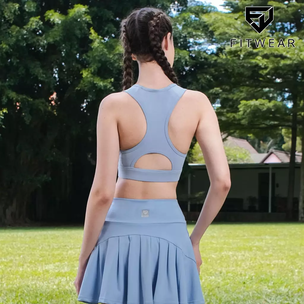 Fitwear SportBra Olahraga Wanita REYNA RACEBACK CUT-OUT - BABY BLUE