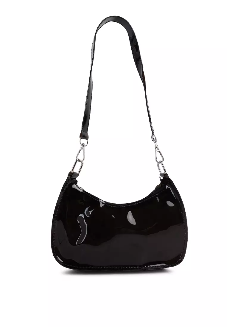 Buy London Rag Black Jelly Baguette Bag 2024 Online ZALORA Singapore