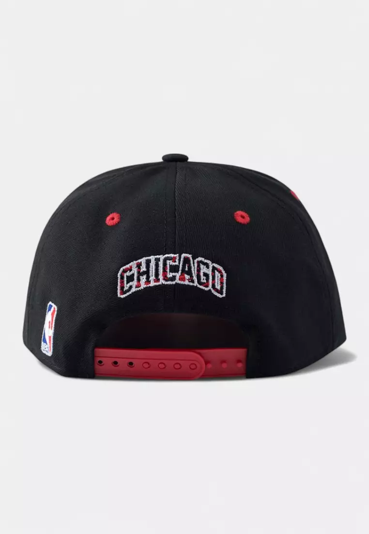 Chicago Bulls Cap Structured Curved for Men Drops Collection