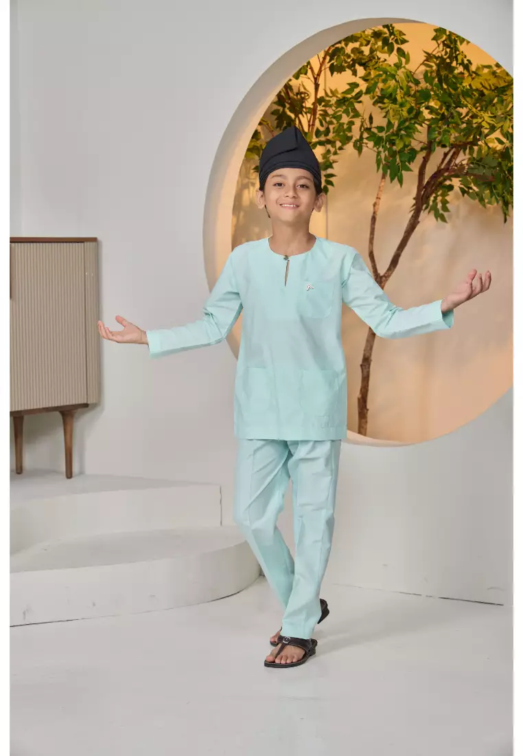 Baju Melayu Moden Teluk Belanga For Kids