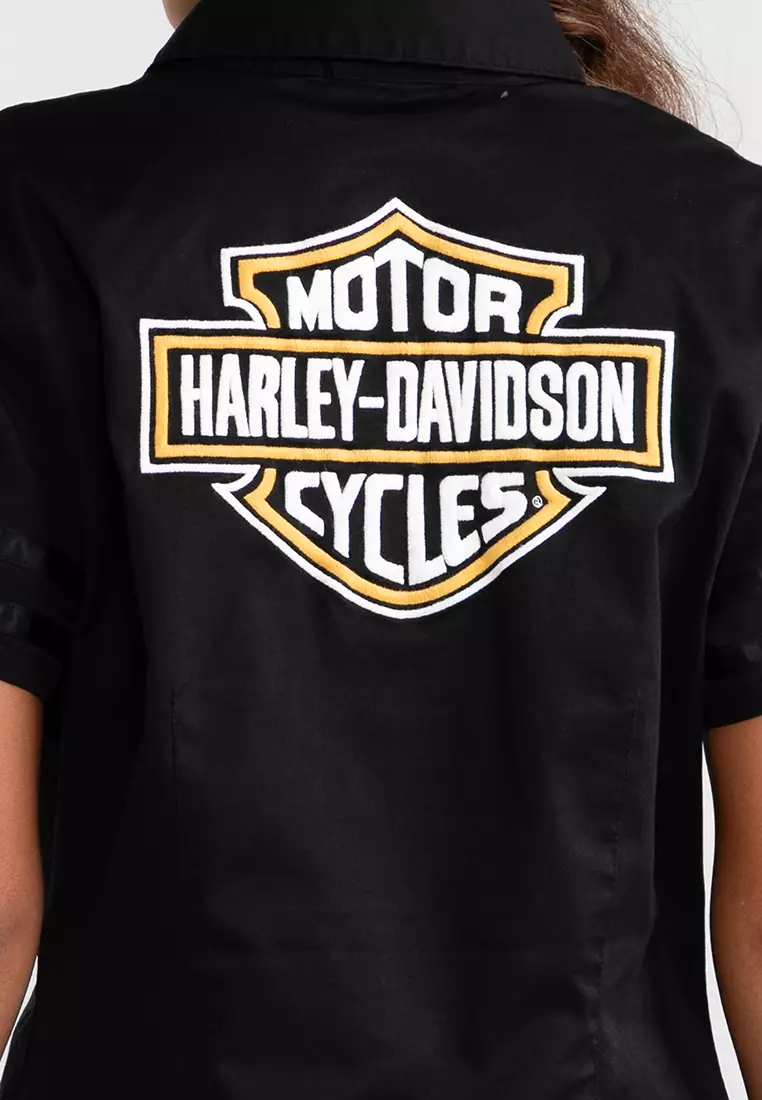 Harley-Davidson Bar & Shield Zip Front Shirt
