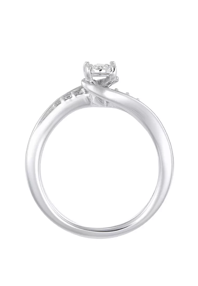 HABIB Diamond Ring in 375/9K White Gold 261921121