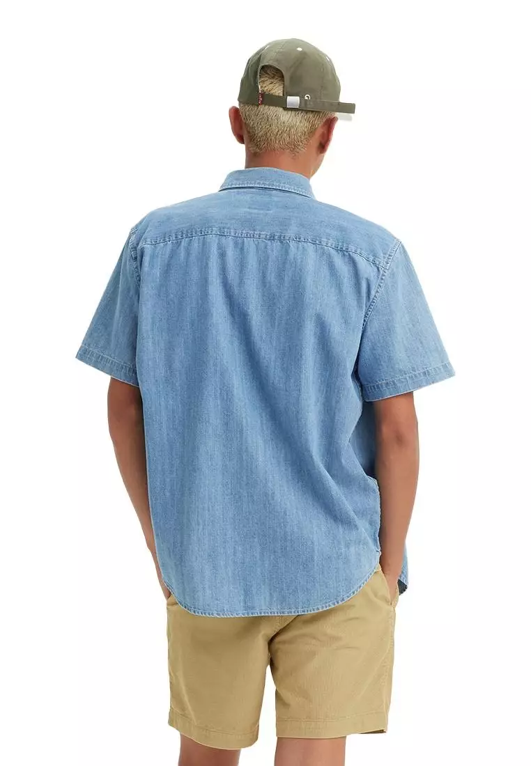 Levi's Ss Authentic Button Down Eli Medium Blue (A9161-0007)