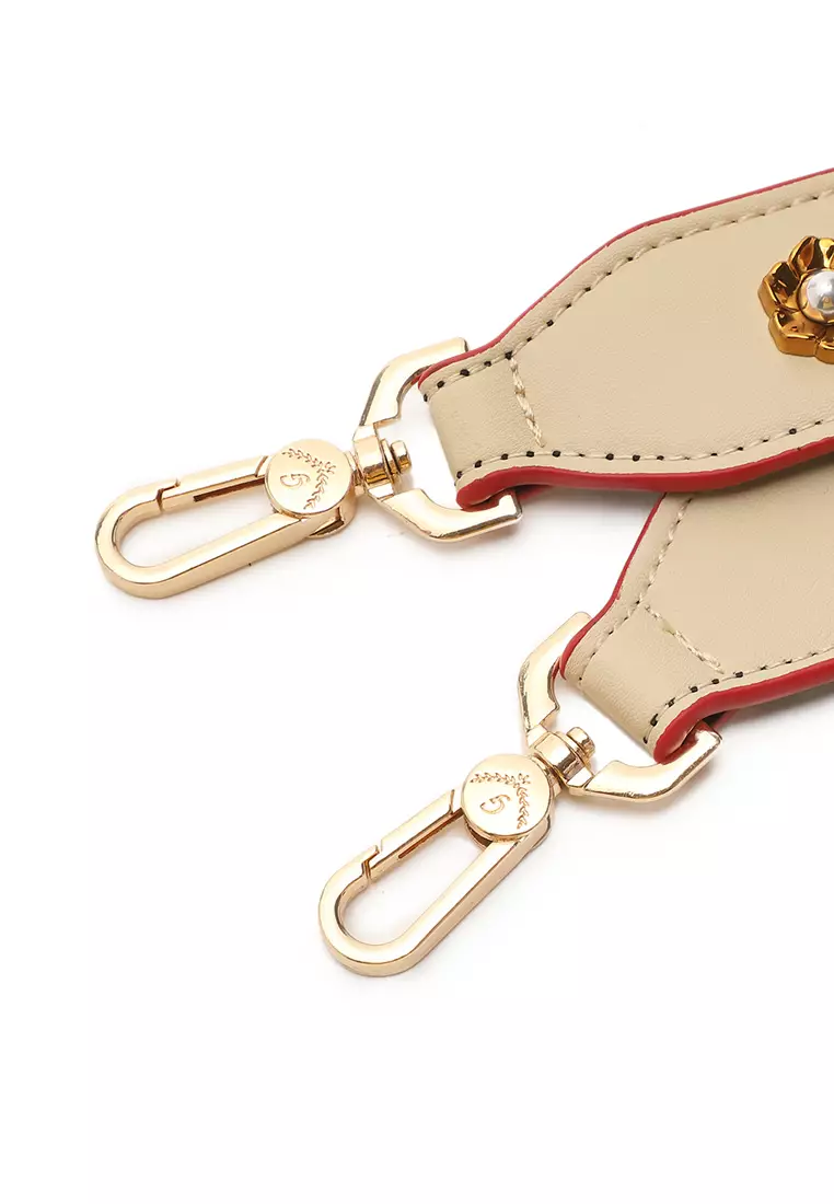 GYKACO Tali Tas Wanita (Premium) - GEMMA  White  - Fashion Strap Bag (Import)