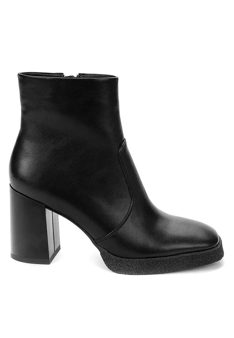 Buy London Rag Zudio Solid Mid Heel Sock Boots In Black 2024 Online