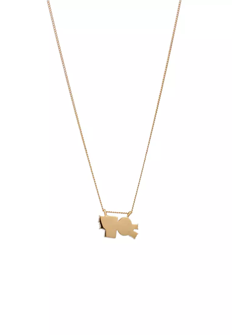 施华洛世奇® 粉色、蓝色、镀金水晶项链