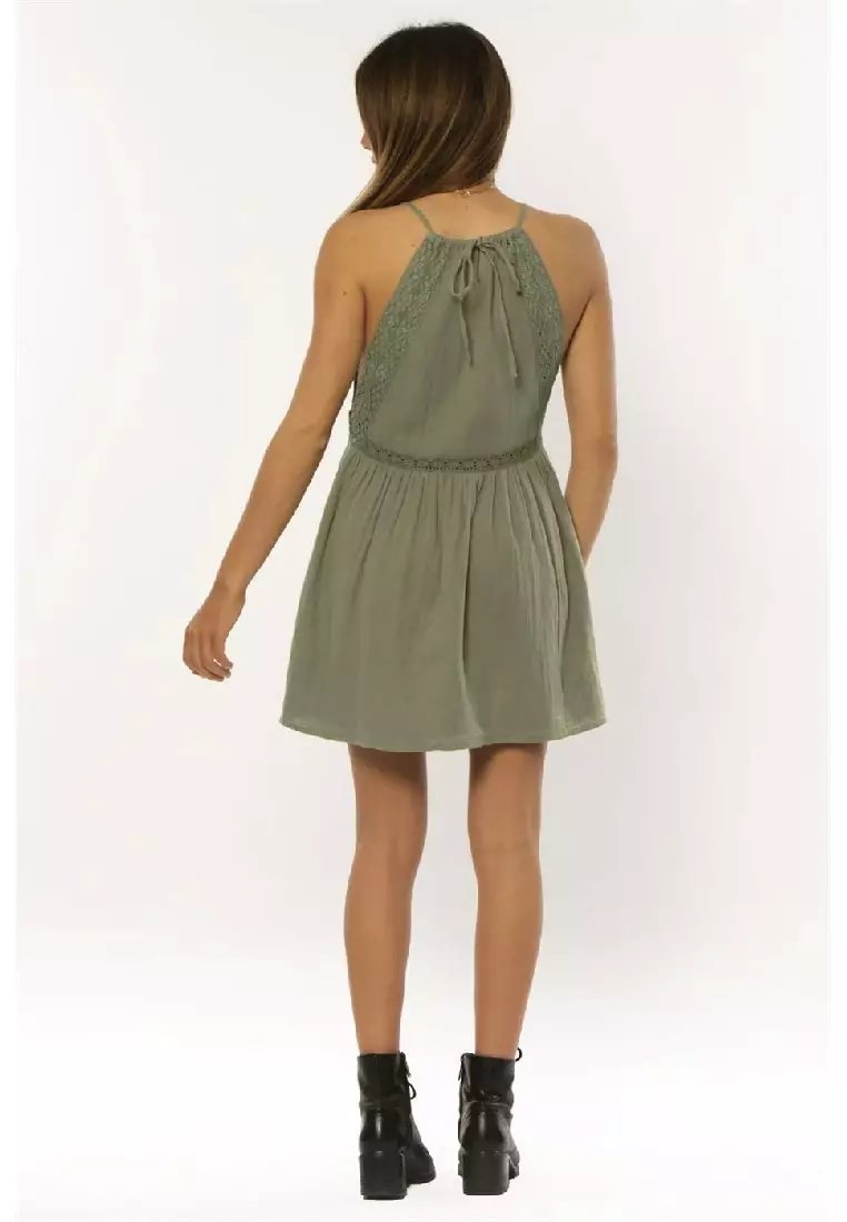 MAYA SL WVN DRESS-PMG