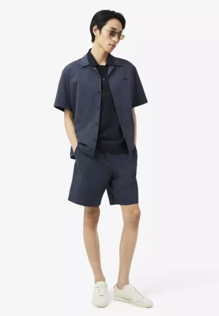 Classic Fit Textured Polo Shirt