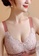 ZITIQUE pink Women's Lace Floral Pattern Thin Full Cup Push Up Uplifted Bra - Pink 4E28DUS437A9FAGS_2