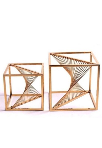 Buy Tong Ging Lazulli Square Table Lamp Decorative Set 2 In 1 Hotel Series Online Zalora Malaysia