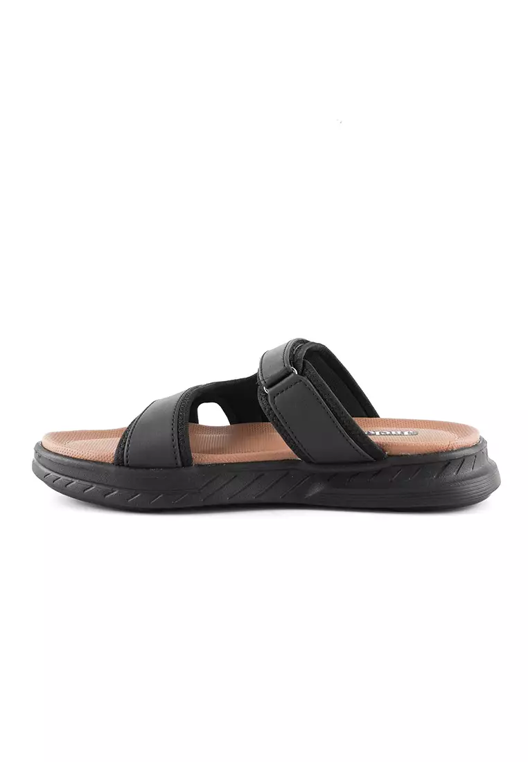 Jackson Yoke 1JSS Black - Sandal Two Strap Slide