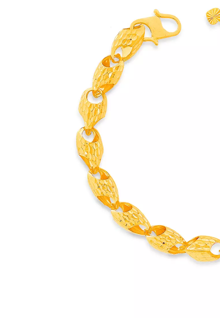 916/22K Gold Bracelet T87 (L Size)