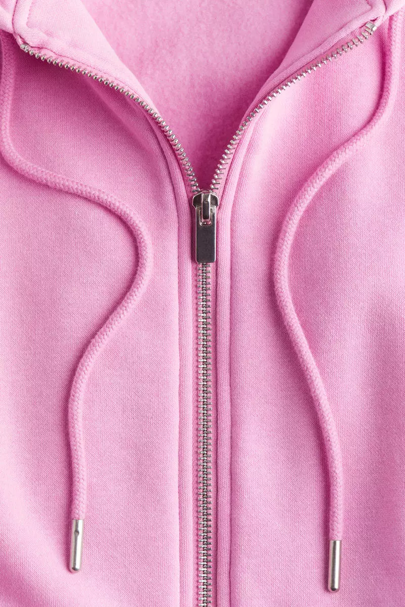 Zip-through hoodie