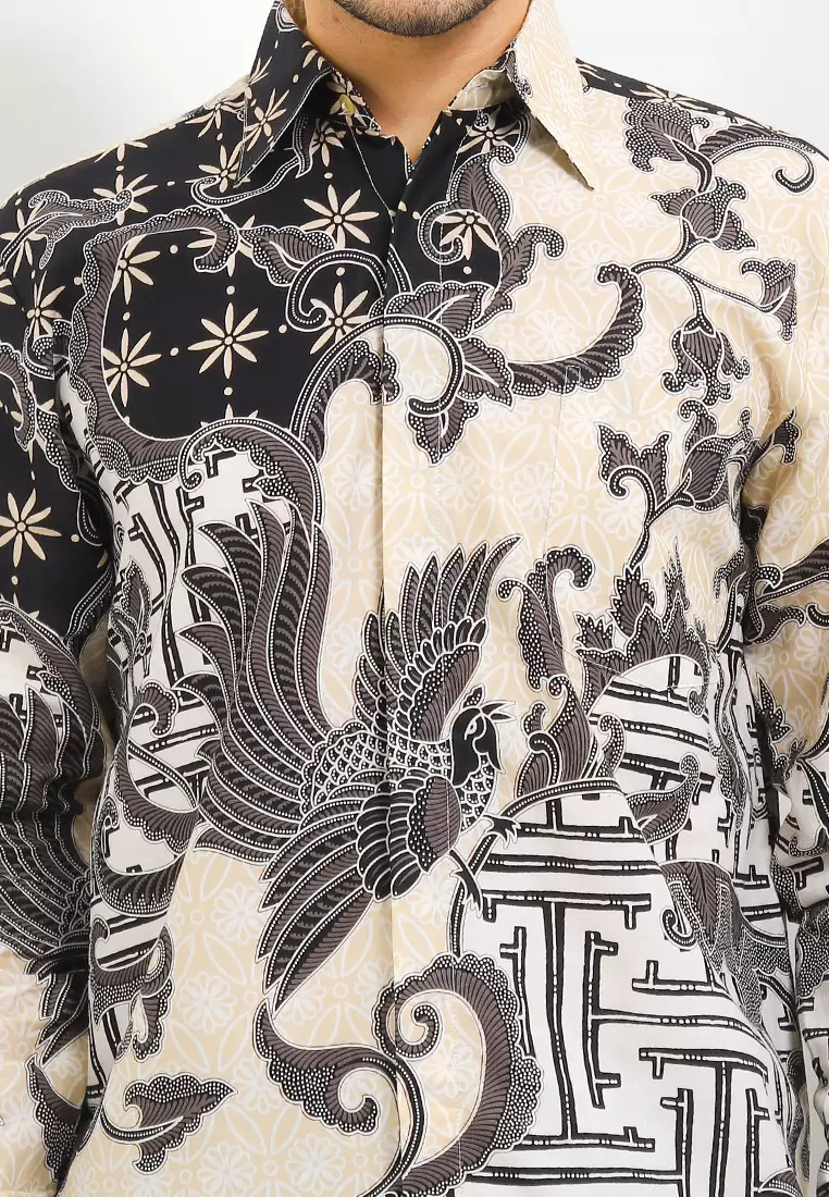 Aston Shirt Kemeja Batik Pria Panjang