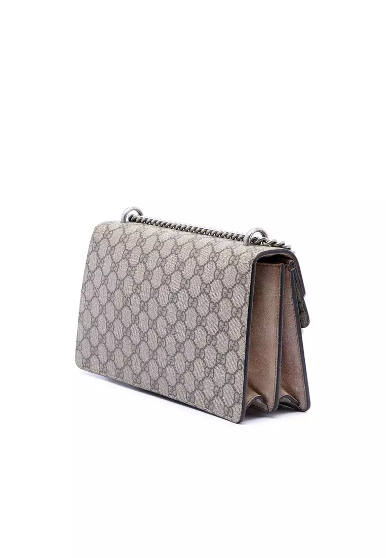 Pre-Loved Gucci Medium Gg Supreme Dionysus Shoulder Bag