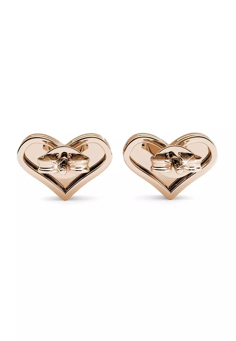 Kolina Earring Rose Gold - Anting Crystal by Her Jewellery