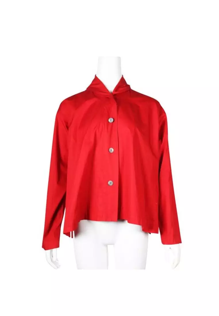 Red designer coat new arrivals
