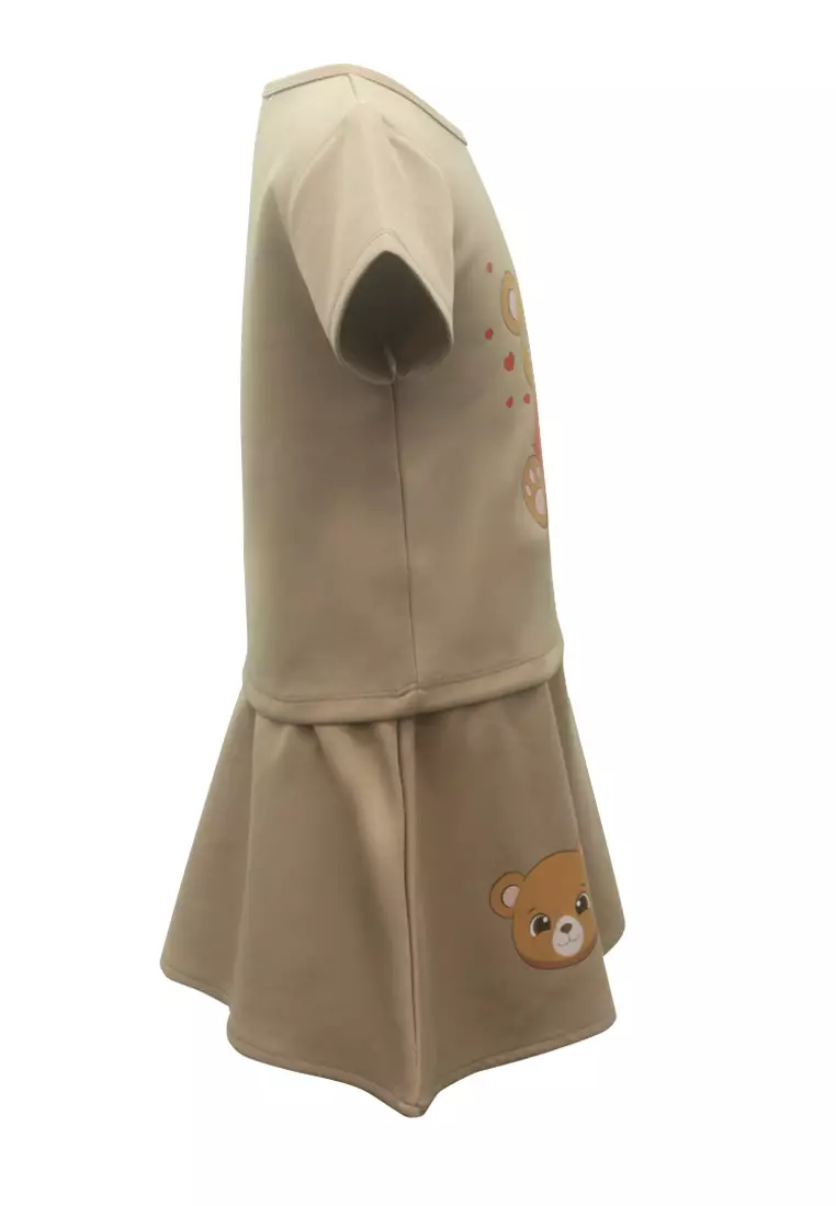 Two Mix Setelan Anak Perempuan Bear Love Set 1-8 Tahun 4227