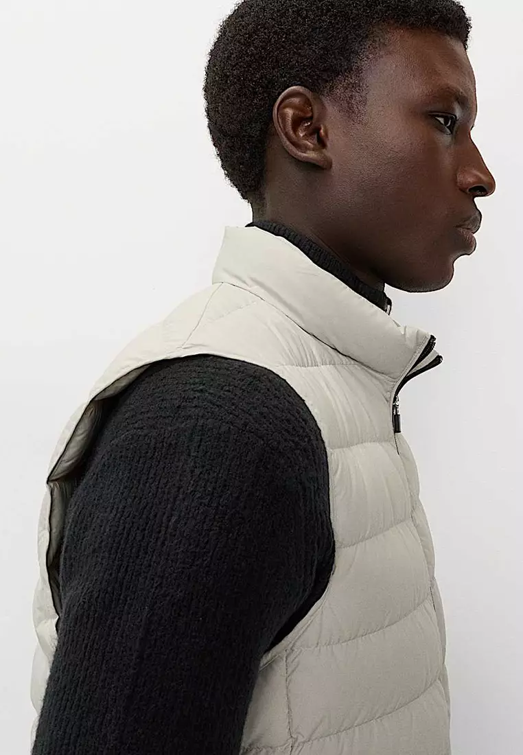 Feather and Down Padded Lightweight Gilet
