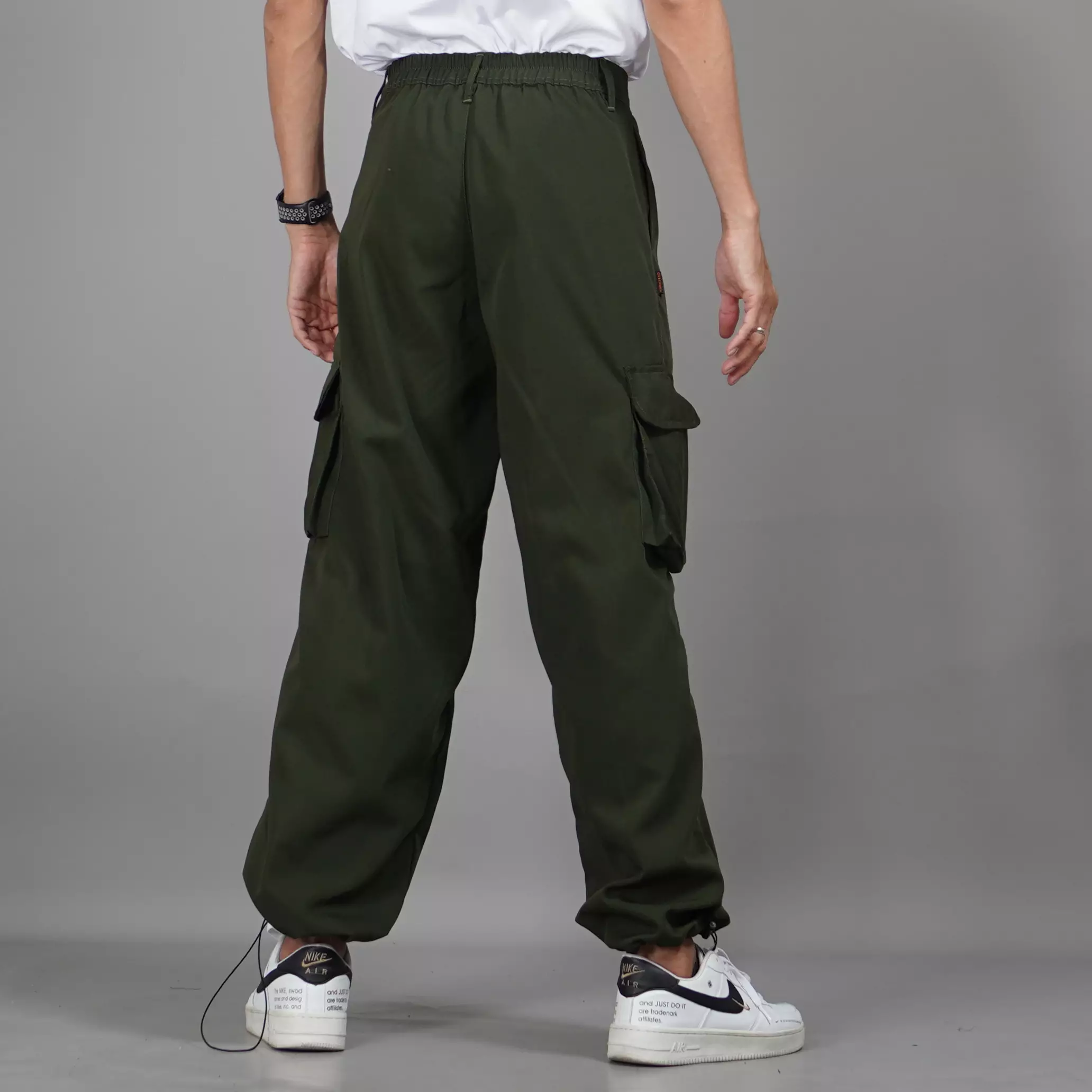 REAGAN Celana Cargo Loose Pants Pria Celana Kargo Loose Fit Pria - ARMY
