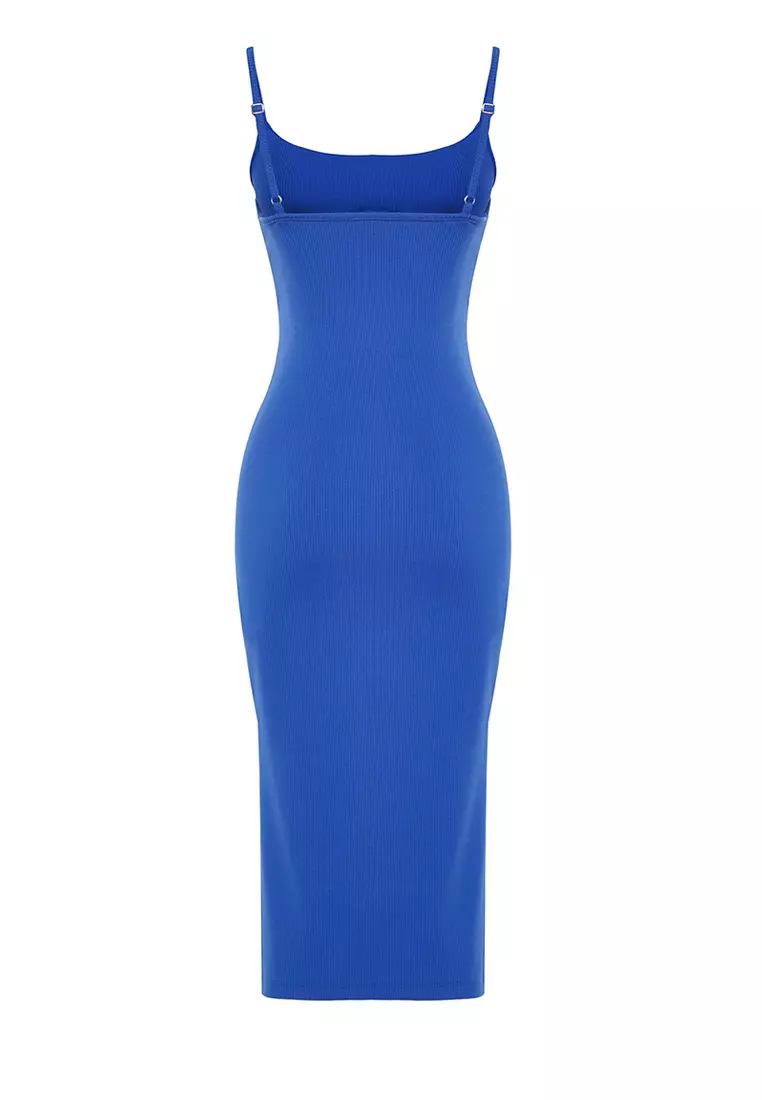 Ribbed Midi Dress