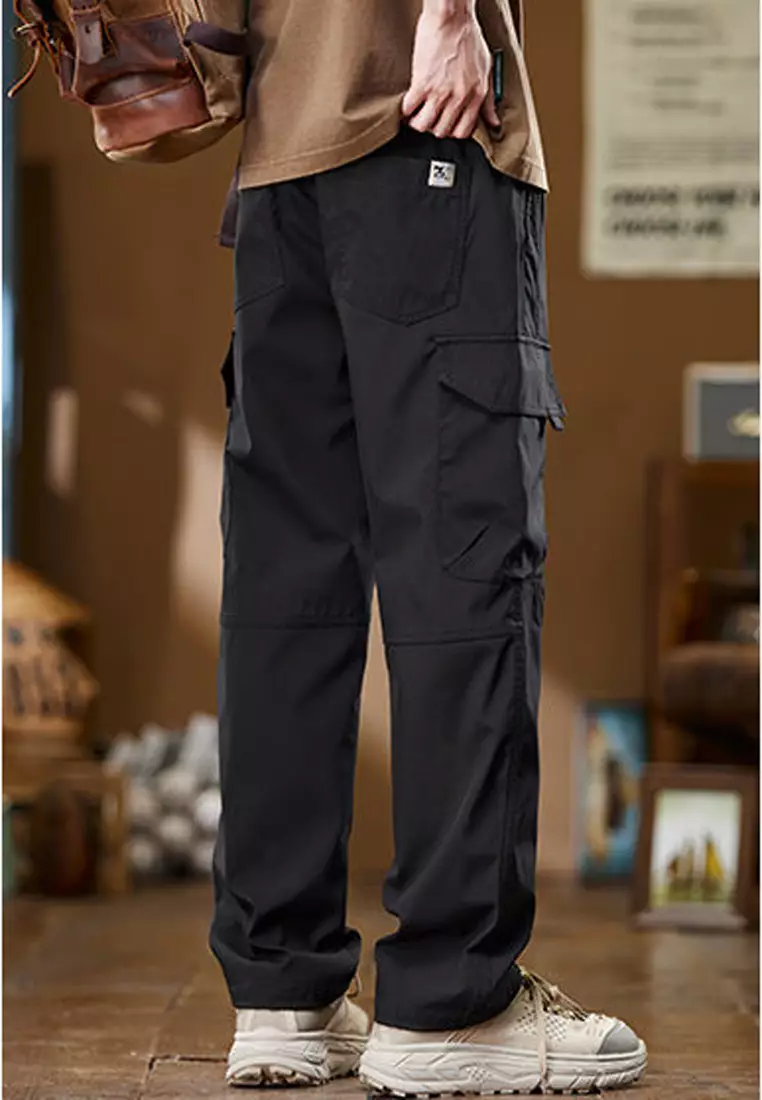 ★OY★EIGHT CARGO POCKETS PANTS-BLACK★正規品/韓国直送料込 ☆OY☆EIGHT CARGO POCKETS PANTS-BLACK☆正規品/韓国直送料込